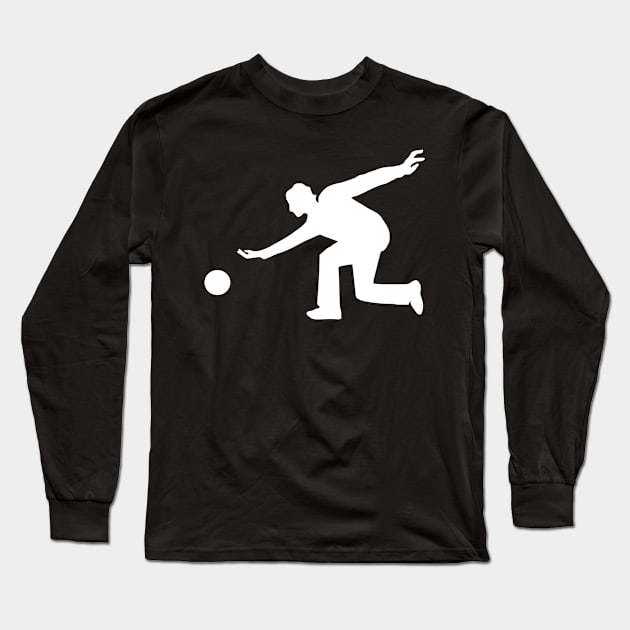 Bowling Long Sleeve T-Shirt by Designzz